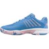 imageKSwiss Kids Hypercourt Express 2 Tennis ShoeSilver Lake BlueWhiteOrchid Pink