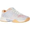 imageKSwiss Kids Hypercourt Express 2 Tennis ShoeStar WhitePeach FuzzHeather