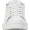 imageKSwiss Womens Base Court SneakerBrilliant WhiteHeatherPeach Fuzz