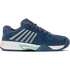 imageKSwiss Kids Hypercourt Express 2 Tennis ShoeIndian TealStar WhiteMoonstruck