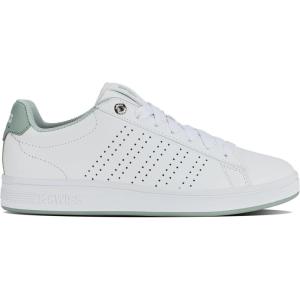 imageKSwiss Womens Base Court SneakerWhiteCanary GreenFrosty Green