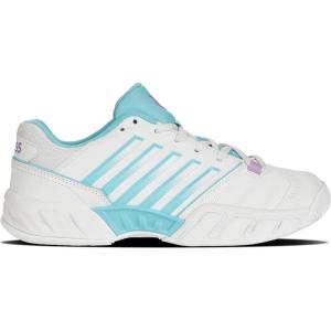 imageKSwiss Womens Bigshot Light 4 Tennis ShoeBrilliant WhiteAngel BlueSheer Lilac