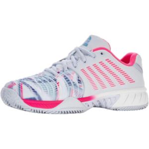 imageKSwiss Womens Express Light 3 Padel ShoeArctic IceWhiteNeon Pink