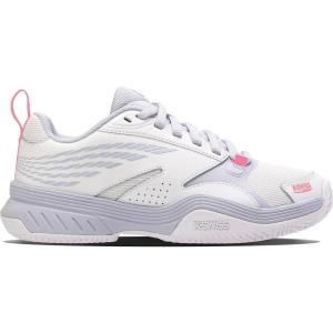 imageKSwiss Womens SpeedEx Padel ShoeWhiteArctic IceNeon Pink