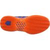 imageKSwiss Mens Hypercourt Express Leather Tennis ShoeBlue Brilliant BlueNeon Orange 427m