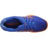 imageKSwiss Mens Hypercourt Express Leather Tennis ShoeBlue Brilliant BlueNeon Orange 427m