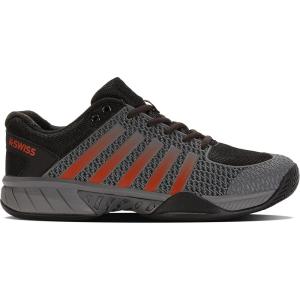 imageKSwiss Mens Express Light Pickleball ShoeSteel GrayJet BlackSpicy Orange