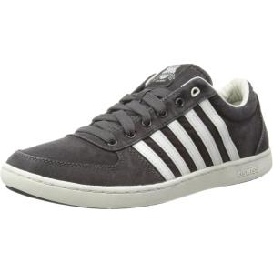 imageKSwiss Mens Hypercourt Express Leather Tennis ShoeRavenVapor White