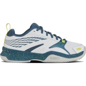 imageKSwiss Mens SpeedEx Padel ShoeWhiteIndian TealEvening Primrose