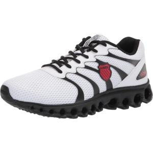 imageKSwiss Mens Tubes 200 Training ShoeWhiteBlackRed
