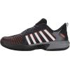 imageKSwiss Mens Pickleball Supreme ShoeJet BlackSteel GraySpicy Orange
