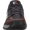 imageKSwiss Mens Pickleball Supreme ShoeJet BlackSteel GraySpicy Orange