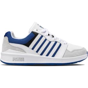 imageKSwiss Mens Rival Trainer T SneakerWhiteClassic BlueLunar Rock