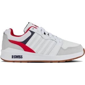 imageKSwiss Mens Rival Trainer T SneakerWhiteCorporateGum