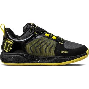 imageKSwiss Mens Ultrashot Team Tennis ShoeBlackDark ShadowTennis Yellow