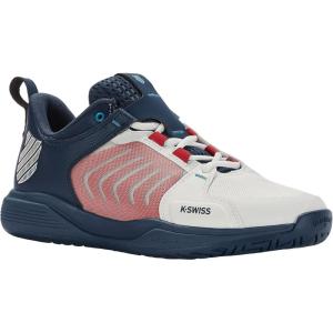 imageKSwiss Mens Ultrashot Team Tennis ShoeBlanc De BlancBlue OpalLollipop