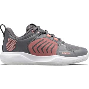 imageKSwiss Womens Ultrashot Team Tennis ShoeSteel GrayAsphaltPeach Amber