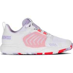 imageKSwiss Womens Ultrashot Team Tennis ShoeWhiteOrchid PetalNeon Blaze