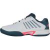 imageKSwiss Kids Hypercourt Express 2 Tennis ShoeWhiteStargazerNeon Blaze