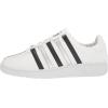 imageKSwiss Mens Classic VN Leather SneakerWhiteBlackSilver