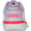 imageKSwiss Womens Hypercourt Express 2 Tennis ShoeWhiteOrchid PetalNeon Blaze