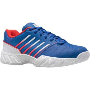 imageKSwiss Mens Bigshot Light 4 Tennis ShoeClassic BlueWhiteBerry Red