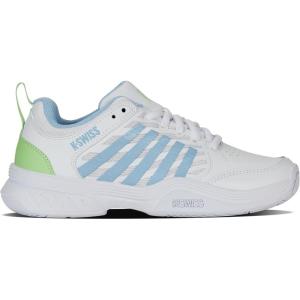 imageKSwiss Womens Court Express 2 Tennis ShoeWhiteDutch CanalParadise Green