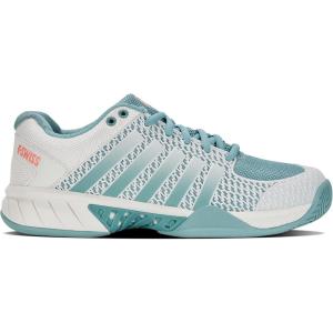 imageKSwiss Womens Express Light Pickleball ShoeBlanc De BlancNile BlueDesert Flower