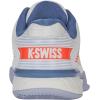 imageKSwiss Mens Hypercourt Express 2 Tennis ShoeLucent WhiteInfinityScarlet Ibis