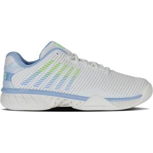 imageKSwiss Womens Hypercourt Express 2 Tennis ShoeLucent WhiteDutch CanalParadise Green