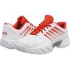 imageKSWISS Mens Bigshot Tennis ShoeWhiteFiestaSilver