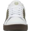 imageKSwiss Mens Court Tiebreak II SneakerWhiteBurnt OliveCola GumAlfalfa