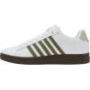 imageKSwiss Mens Court Tiebreak II SneakerWhiteBurnt OliveCola GumAlfalfa