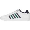 imageKSwiss Mens Court Tiebreak II SneakerWhitePeacoatRain Forest