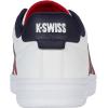 imageKSwiss Mens Court Tiebreak II SneakerWhitePeacoatSamba Red