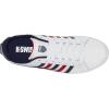 imageKSwiss Mens Court Tiebreak II SneakerWhitePeacoatSamba Red