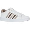 imageKSwiss Mens Court Tiebreak II SneakerWhiteTaupeTeakJurassic Gold