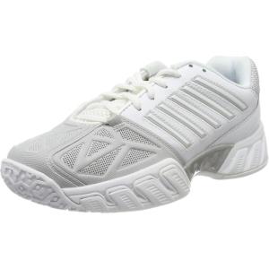 imageKSWISS Mens Bigshot Tennis ShoeWhite WhiteSilver 01