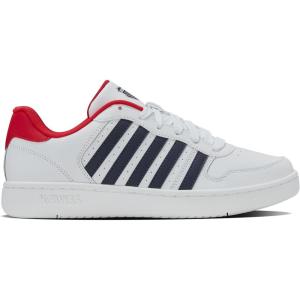 imageKSwiss Mens Court Palisades SneakerWhite Red Peacoat