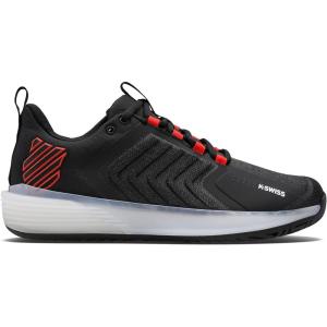 imageKSwiss Mens Ultrashot 3 Tennis ShoeBlackWhitePopyred
