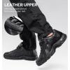 imageKSWISS Mens ST329 CMF Sneaker Wide Tennis Dad Walking Shoes Leather UpperBlack Leather