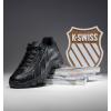imageKSWISS Mens ST329 CMF Sneaker Wide Tennis Dad Walking Shoes Leather UpperBlack Leather