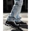 imageKSWISS Mens ST329 CMF Sneaker Wide Tennis Dad Walking Shoes Leather UpperBlackHighriseBlack
