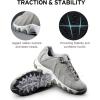 imageKSWISS Mens ST329 CMF Sneaker Wide Tennis Dad Walking Shoes Leather UpperNeutral GraySilver