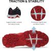 imageKSWISS Mens ST329 CMF Sneaker Wide Tennis Dad Walking Shoes Leather UpperPeacoatWhiteMars Red