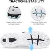 imageKSWISS Mens ST329 CMF Sneaker Wide Tennis Dad Walking Shoes Leather UpperWhiteBlack