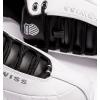 imageKSWISS Mens ST329 CMF Sneaker Wide Tennis Dad Walking Shoes Leather UpperWhiteBlack