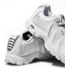 imageKSWISS Mens ST329 CMF Sneaker Wide Tennis Dad Walking Shoes Leather UpperWhiteBlackSilver