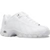 imageKSWISS Mens ST329 CMF Sneaker Wide Tennis Dad Walking Shoes Leather UpperWhiteBlackSilver