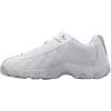 imageKSWISS Mens ST329 CMF Sneaker Wide Tennis Dad Walking Shoes Leather UpperWhiteBlackSilverGel